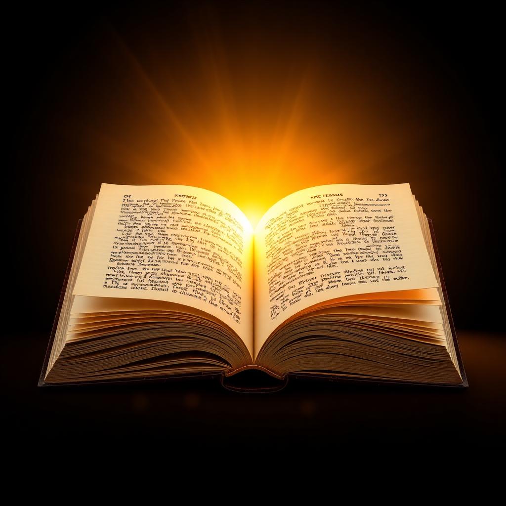 Open book with glowing light representing shared knowledge